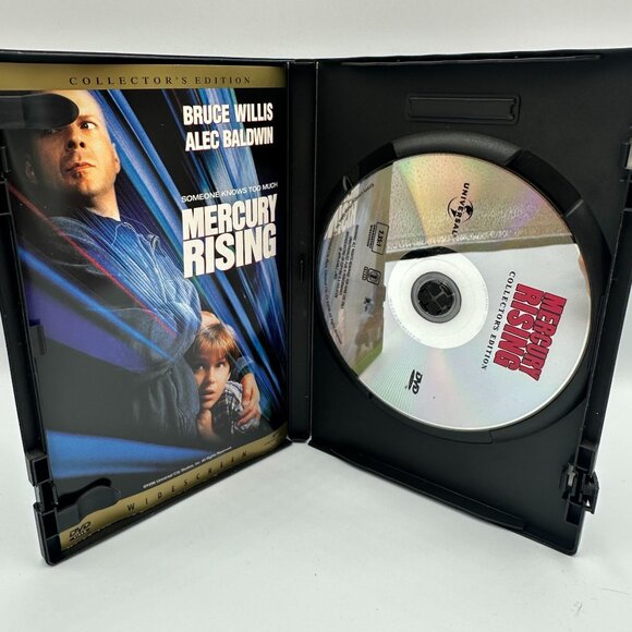 Mercury Rising DVD 1998 Bruce Willis Alec Baldwin Drama Action Collectors - Picture 3 of 3